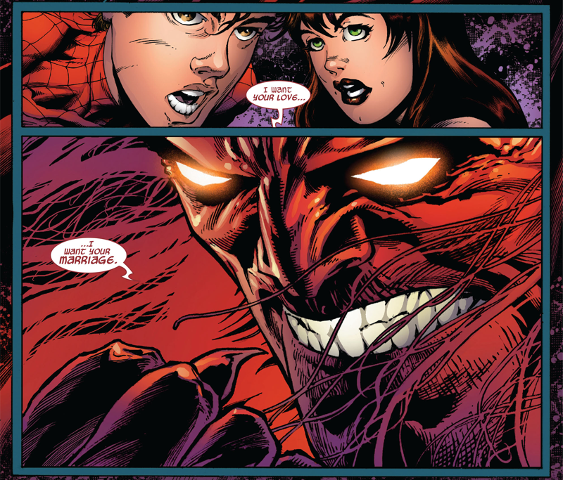 One of the most infamous moments in Spider-Man history.